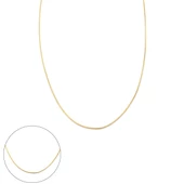 Çelik Zincir Altın Kaplama Oval Kesim 1 MM ZN-301 thumbnail 1