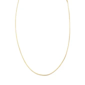 Çelik Zincir Altın Kaplama Oval Kesim 1 MM ZN-301 thumbnail 5