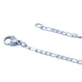 Çelik Zincir 316L İnce Figaro Model 2 MM ZN-236 thumbnail 5
