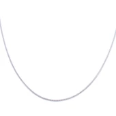 Çelik Zincir Kolye Oval Kesim 1 MM ZN-302 thumbnail 4