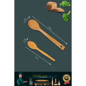 Ahşap Hamur Açma Oklava Merdane Rulo Lazbisa Mutfak Bıçak Börek Seti 9 lu Slvset6 - 5