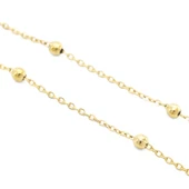 Çelik Zincir Altın Kaplama İnce Dorika Toplu Model ZN-237 thumbnail 4