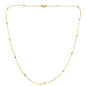 Çelik Zincir Altın Kaplama İnce Dorika Toplu Model ZN-237 thumbnail 3