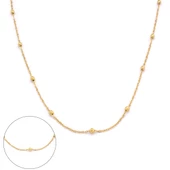 Çelik Zincir Altın Kaplama İnce Dorika Toplu Model ZN-237 thumbnail 1