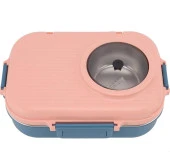 Vagon Life Çelik Beslenme Ve Saklama Kutusu Bl 70100 Pudra Pembe thumbnail 1