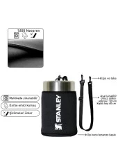 Stanley Safir Kamp Klasik Kaşıklı 0.40 lt Neopren Termos Kılıfı Omuz Askılı - 2