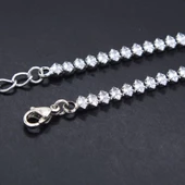 Su yolu Kolye 316L Çelik Baget Zirkon Taşlı Kolye ZN-167 thumbnail 5