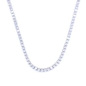 Su yolu Kolye 316L Çelik Baget Zirkon Taşlı Kolye ZN-167 thumbnail 4