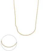 Çelik Zincir Altın Kaplama Küçük Toplu Zincir 2 MM ZN-303 thumbnail 1