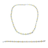 316L Çelik Çift Renkli Erkek Set SET-134 - 1