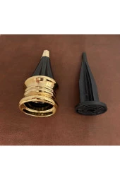 Zümrüt Gold Siyah Mobilya Koltuk Ayağı Chester Komidin Tv Ünitesi Vestiyer Ayağı 17 Cm 4 Adet thumbnail 3