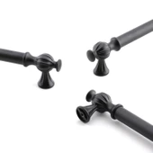 Çınar 160 mm Siyah Metal Kulp Mutfak Mobilya Çekmece Dolap Dolabı Kapak Kulpları Kulbu Kulpu 160 mm thumbnail 6