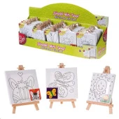 Bu-Bu Mini Şövaleli Tuval 15x20 cm 1 Adet - 1