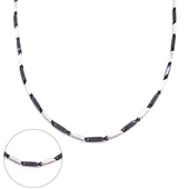 Çelik Zincir 316L Siyah Detaylı Erkek Model - ZN-229 thumbnail 1