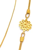 Altın Kaplama Yıldızlı Kolye Küpe Bileklik Set SET-122 - 4