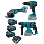 Catpower 4235 Akülü Vidalama Kırıcı Taşlama Kömürsüz 3'lü Set 3 Adet 20 V 4.0 Ah Akü thumbnail 1