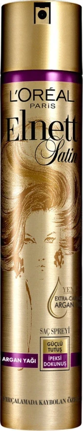 L'Oréal Paris Elnett Değerli Argan Yağı Güçlü Tutuş Saç Spreyi thumbnail 2