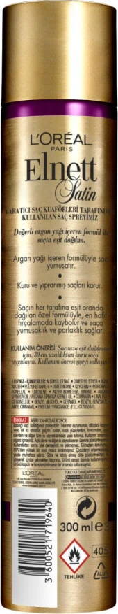 L'Oréal Paris Elnett Değerli Argan Yağı Güçlü Tutuş Saç Spreyi thumbnail 3