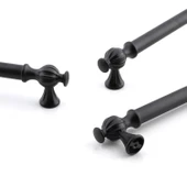 Çınar 320 mm Siyah Mobilya Çekmece Dolap Mutfak Metal Dolabı Kulp Kapak Kulpu Kulpları Kulbu 320 mm - 4