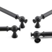 Çınar 320 mm Siyah Mobilya Çekmece Dolap Mutfak Metal Dolabı Kulp Kapak Kulpu Kulpları Kulbu 320 mm - 3