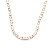 Su Yolu Kolye Altın Kaplama Zirkon Taşlı 60 CM ZN-168 thumbnail 4