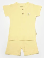 Bebek Şort ve Tişört Takımı, %50 Bambu - %50 Organik Pamuk, Bebek ve Yenidoğan Serisi - CSYB9041 thumbnail 2
