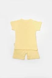 Bebek Şort ve Tişört Takımı, %50 Bambu - %50 Organik Pamuk, Bebek ve Yenidoğan Serisi - CSYB9041 thumbnail 3