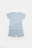Bebek Şort ve Tişört Takımı, %50 Bambu - %50 Organik Pamuk, Bebek ve Yenidoğan Serisi - CSYB9043 - 3