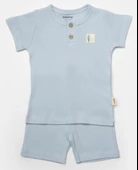 Bebek Şort ve Tişört Takımı, %50 Bambu - %50 Organik Pamuk, Bebek ve Yenidoğan Serisi - CSYB9043 - 2