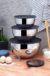 Remetta Nora 8 Parça Rendeli Saklama ve Karıştırma Kabı - 1