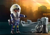 Playmobil 70782 Şehir Aksiyonu Polis Uçma Sırt Çantası ve Bot, eğlenceli yaratıcı rol yapma, oyun seti, 4 yaşındaki ve d - 2