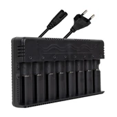Ayt Powermaster PMR-21525 8 li Li-on Pil Şarj Cihazı Aleti 3.7V 1.2V 3.2V 26650 18650 16340 14500 Uyumlu - 1