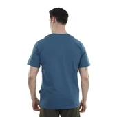 Erkek Tişört - Pamuklu Spor Tişört - Vortex - İndigo - 3