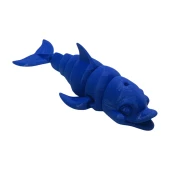 3D Hareketli Gülen Yunus Figürlü Oyuncak -Lacivert thumbnail 2