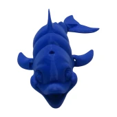 3D Hareketli Gülen Yunus Figürlü Oyuncak -Lacivert thumbnail 5