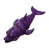 3D Hareketli Gülen Yunus Figürlü Oyuncak -Mor thumbnail 6