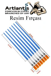 Resim Fırçası 30 Adet Sentetik Fırça Ekonomik Suluboya Akrilik Boya Guaj Boya Yağlı Boya Resim Boyama - 2