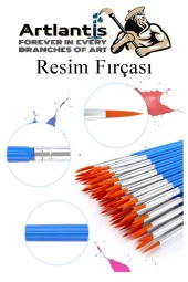 Resim Paleti ve Resim Fırça Seti 5 Paket Ressam Paleti Boyama Fırçası Akrilik Boya Guaj Boya Suluboya - 3