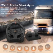 Cosmostech PXN V900 Gaming Racing Wheel PC, PS4, PS3, Switch, Xbox ONE, Xbox Series X/S Uyumlu Oyuncu Direksiyonu - 3