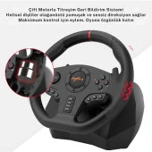 Cosmostech PXN V900 Gaming Racing Wheel PC, PS4, PS3, Switch, Xbox ONE, Xbox Series X/S Uyumlu Oyuncu Direksiyonu - 5