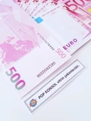 50 Adet 500 Euro Geçersiz Para Parti Şaka Düğün Oyun Parası Fim Dizi Çekimleri İçin thumbnail 2