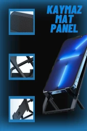 Qpen  EH159 Katlanabilir Ultra İnce Masaüstü Telefon Tutucu thumbnail 4