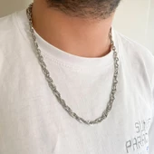 Çelik Zincir Kolye 316L Samanyolu  Model -  - ZN-287 thumbnail 2