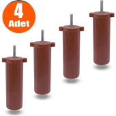 Ayarlanabilir Orta Ayak 13x18 Cm Kahverengi 4 Adet - 1