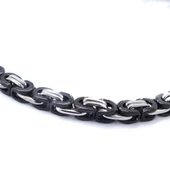 Çelik Zincir Siyah Detaylı Kral Model - ZN-269 thumbnail 5