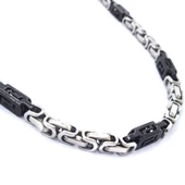 Çelik Zincir Siyah Detaylı Kral Model - ZN-271 thumbnail 5