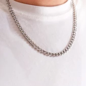 Çelik Zincir 316L Unisex Figaro Model 6.5 MM ZN-295 thumbnail 3