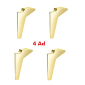 Platin Mobilya Ayağı Plastik 16 Cm Gold 4 Adet - 1
