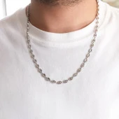 FerizZ 316L Çelik Gemici Unisex Zincir Kolye 60 cm ZN-293 thumbnail 2