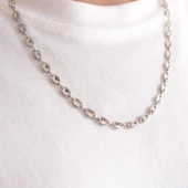 FerizZ 316L Çelik Gemici Unisex Zincir Kolye 60 cm ZN-293 thumbnail 3